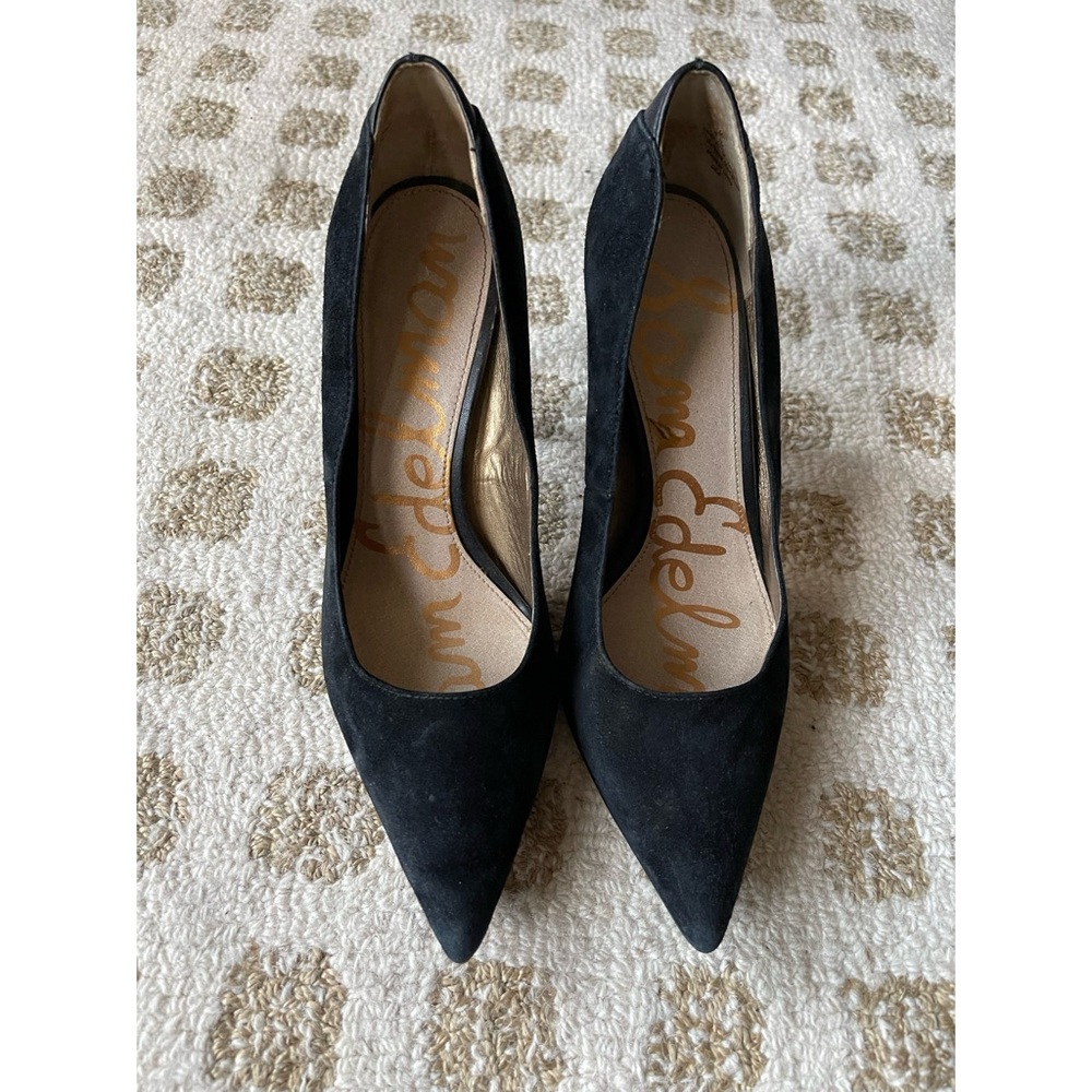 Sam Edelman Black Suede Pumps